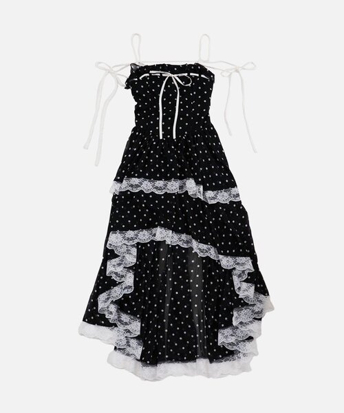 ワンピース 「Belle Charme」Chiffon Tiered Onepieceの画像