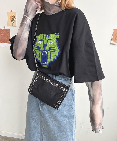 「Futier land」 半袖Tシャツ FREE ホワイト レディース_画像9