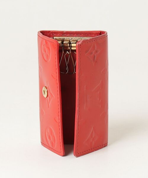 ルイヴィトン　LOUIS VUITTON 赤　キーケース　６連　箱付き　レッド LOUIS VUITTON（ルイ・ヴィトン） キー ケース - レッド レディース