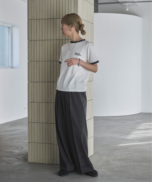 「feepur」 スラックス SMALL ブラウン レディース_画像2