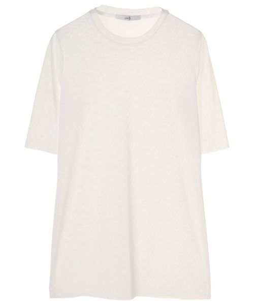 tシャツ ハーフスリーブメッシュトップ レディース