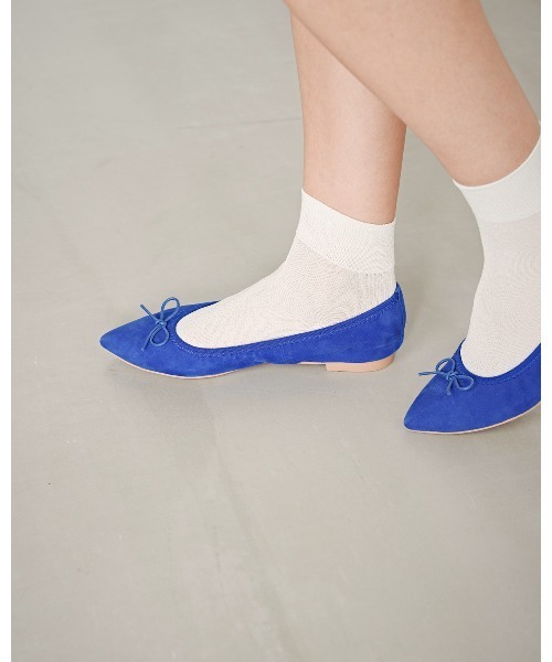 バレエシューズ パンプス ポインテッドトゥ フラット シープ