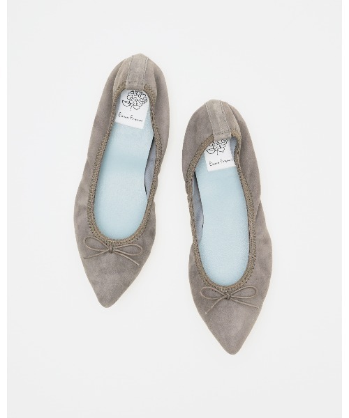 バレエシューズ パンプス ポインテッドトゥ フラット シープ