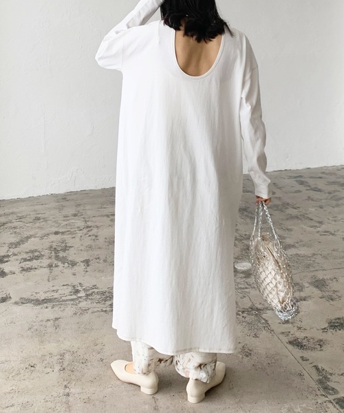 Tシャツ Tシャツ 天竺バックオープンワンピース Zozotown Paypayモール店 通販 Paypayモール