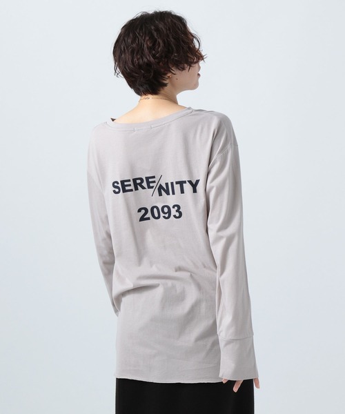 BAYFLOW（ベイフロー） tシャツ Tシャツ ハイスリットロゴロンT