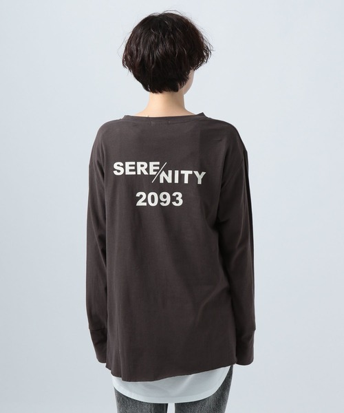 BAYFLOW（ベイフロー） tシャツ Tシャツ ハイスリットロゴロンT