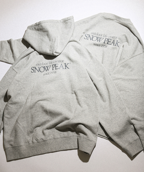 【SNOWPEAK/スノーピーク】別注 Classic Logo パーカー snow peak パーカー 「SNOWPEAK / スノーピーク」別注 Classic