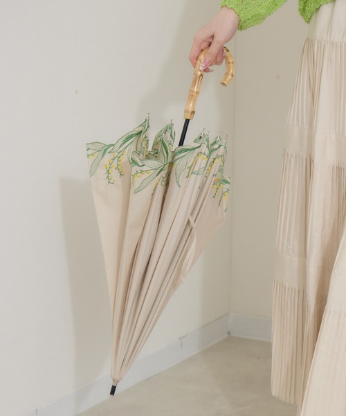 Paradise Picnic（パラダイスピクニック） 傘 because スズラン刺繍