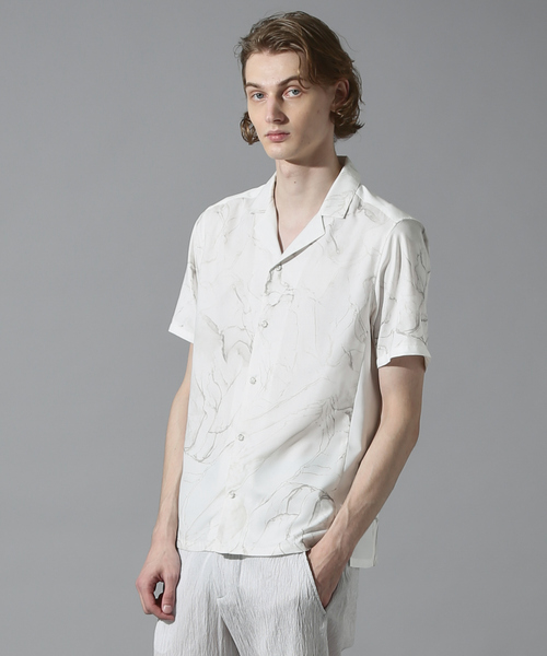 5351 POUR LES HOMMES シャツ ウォールペインティングコンビネーション