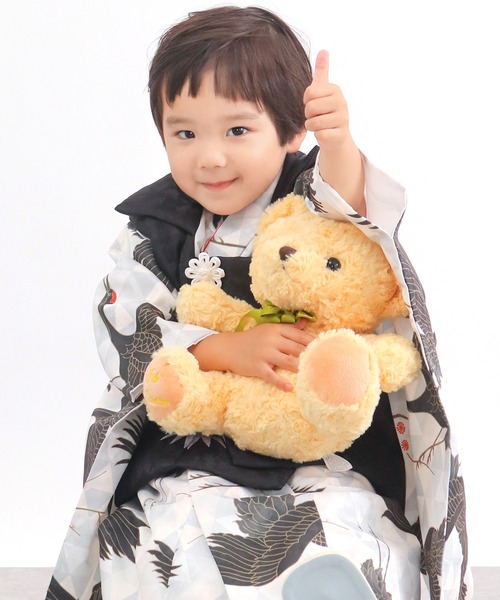 3歳男の子 七五三 着物8点セット KYOETSU 着物 3歳 男の子 七五三 8点セット B キッズ 子供