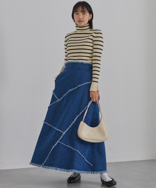 NO.75K デニムリメイクスカート NO.75K デニムリメイクスカート