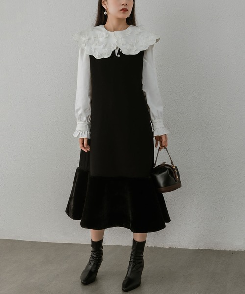 MAISON DE THERESE（メゾン ド テレーズ） ワンピース Vネック