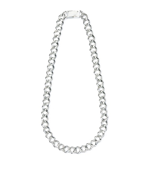 ネックレス LINK CHAIN SKIN SILVER NECKLACE SHORT / チェーン シルバー ネックレス ショートの画像