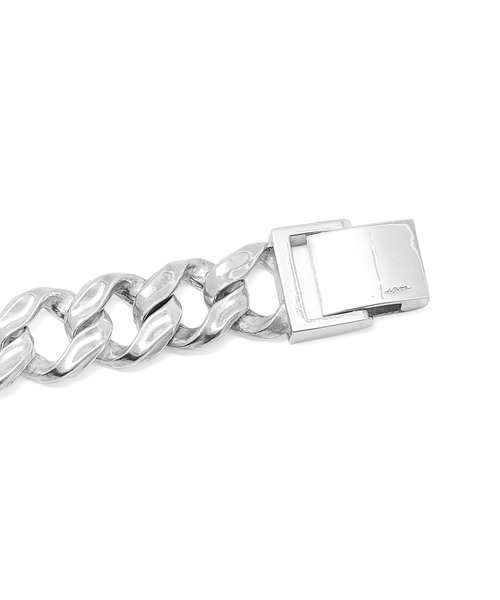 ネックレス LINK CHAIN SKIN SILVER NECKLACE SHORT / チェーン シルバー ネックレス ショートの画像