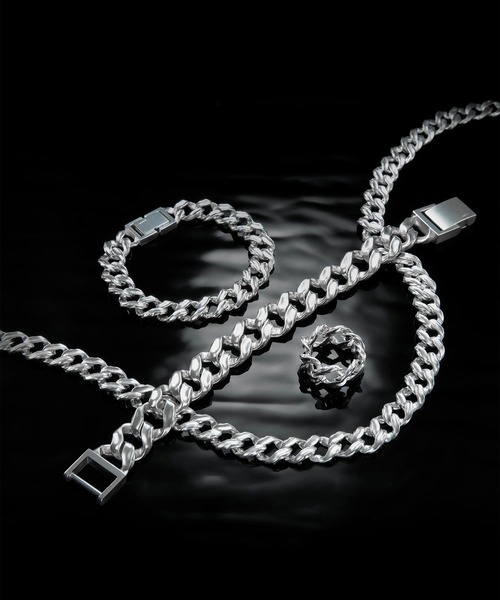 ネックレス LINK CHAIN SKIN SILVER NECKLACE SHORT / チェーン シルバー ネックレス ショートの画像