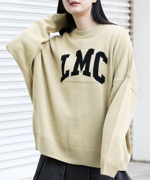 絶対一番安い LMC ロゴ入りオーバーサイズニット トップス