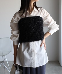 IRENE アイレネ フラワー ビスチェ ベアトップ ラメ IRENE アイレネ フラワー ビスチェ ベアトップ ラメ