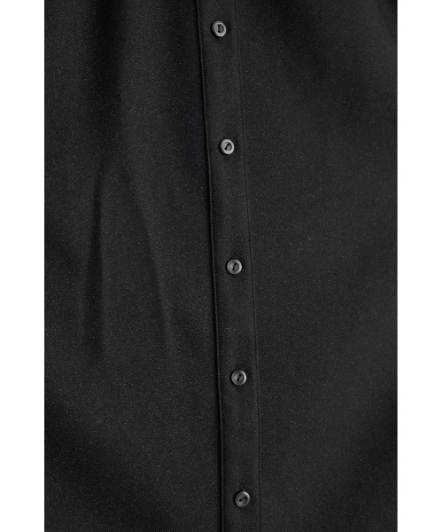 rienda（リエンダ） シャツワンピース 「WEB限定」パールサスペンダー