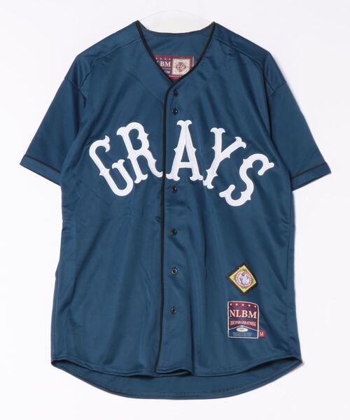 ブラウス シャツ REASON CLOTHING BUTTON UP BASEBALL JERSEY レディース メンズ