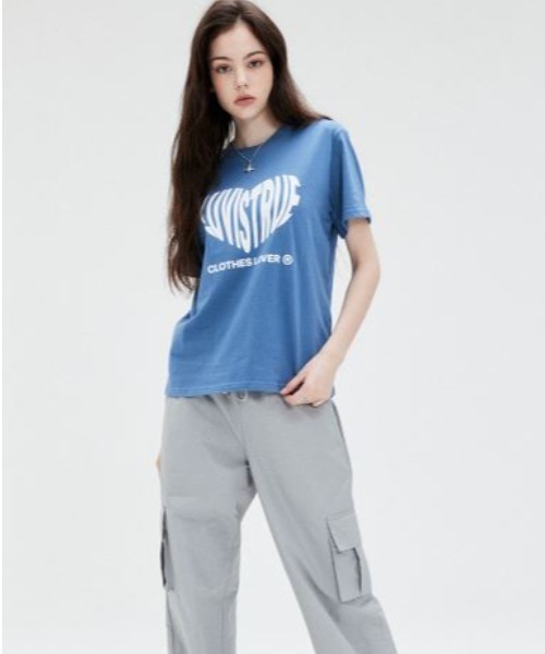LUVISTRUE tシャツ SU HEART LOGO TEE レディース : ZOZOTOWN