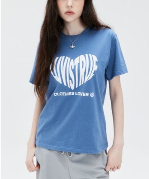 ★TWICE着用BRAND★LUV IS TRUE★SU 2PACK HEART TEE ☆TWICE着用BRAND☆LUV IS TRUE☆SU 2PACK HEART TEE (LUV IS