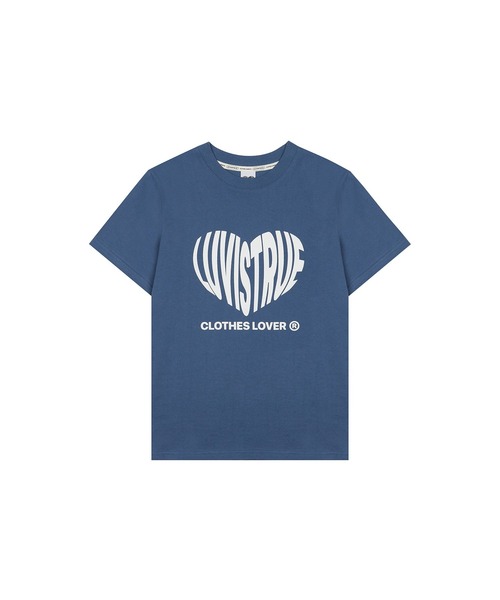 ★TWICE着用BRAND★LUV IS TRUE★SU 2PACK HEART TEE LUV IS TRUE]☆SU 2PACK HEART CROP TEE (LUV IS TRUE/Tシャツ
