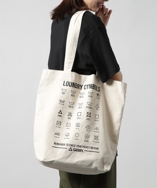 GERRY（ジェリー） トートバッグ 「GERRY」ランドリーロゴキャンバス