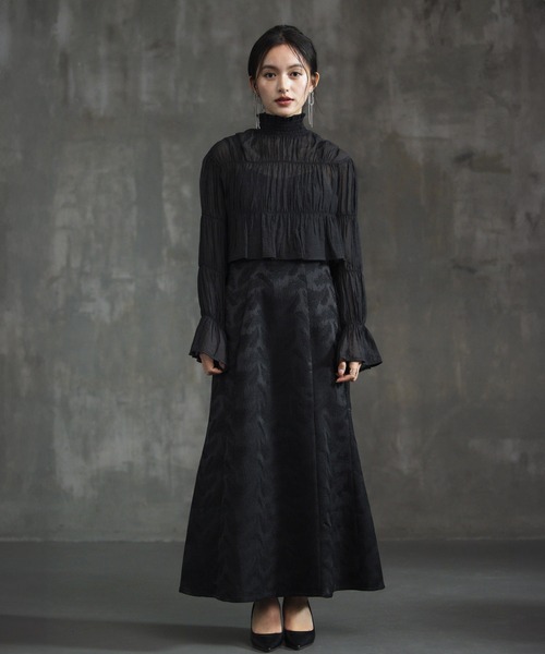 パーティードレス ワンピース セットアップ キャミソール DRESS+ ドレス セットアップ キャミソールワンピース 結婚式