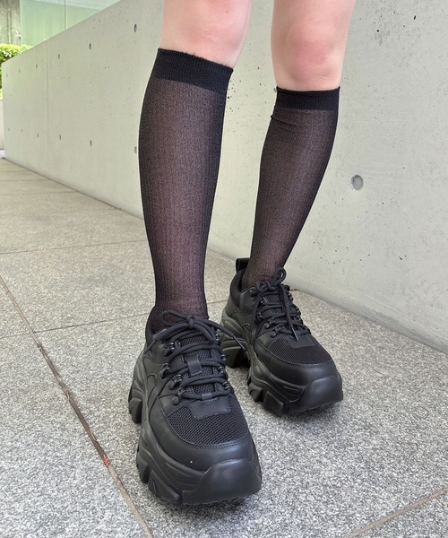 ENVYM スニーカー ボリュームソールスニーカー 厚底 レディース
