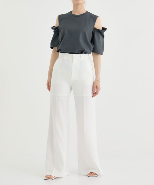CINOH tシャツ 「CINOH/チノ」別注 REFINA ZIP T-SHIRT/リフィナ