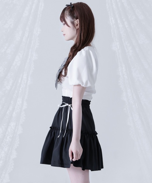 大切な TRAVAS TOKYO 「TRAVAS TOKYO/トラバス トーキョー」リボン付き トップス