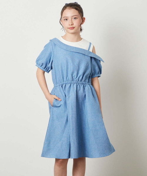 専用になります。ワンピース130 nino ワンピース 「110-130」オパールフルールワンピース キッズ