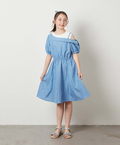 女の子　130 140 アウター　ワンピース　まとめ売り　新品未使用タグ付き CLEARANCEセール50％OFF】セーラーAラインワンピース 140 150
