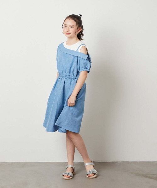 女の子　130 140 アウター　ワンピース　まとめ売り　新品未使用タグ付き ラス1】大きいサイズ レディース 秋 冬 ワンピース 重ね着風