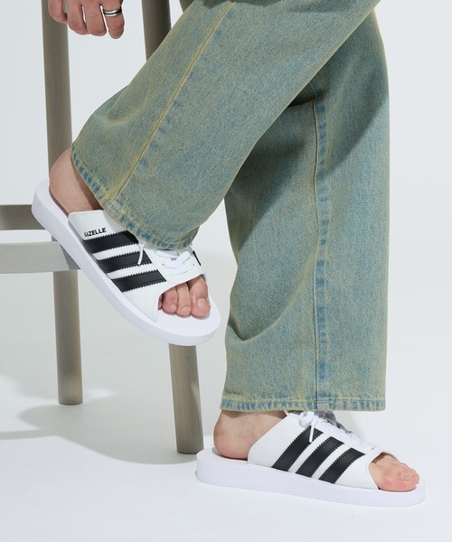 【ADIDAS】アディダス GAZELLE SANDAL かわいいサンダル adidas Originalsの人気クラシックモデル「GAZELLE」を