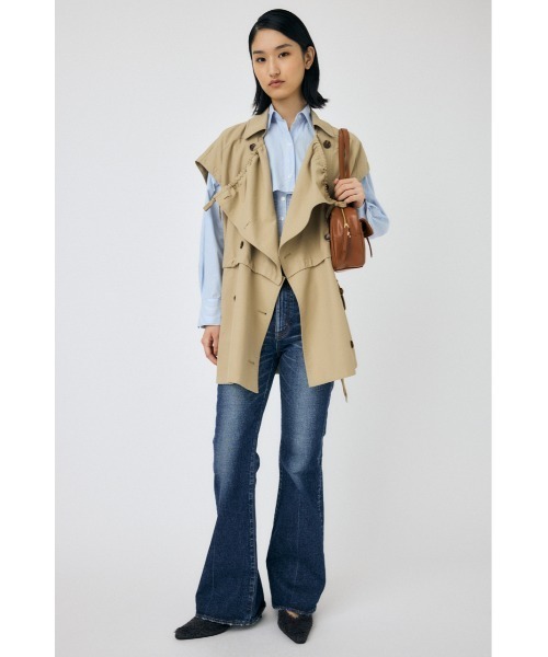 期間限定お買い得商品 |  通販 MOUSSY ベスト ジレ オーバーベスト ＆ ショートジャケット トップス