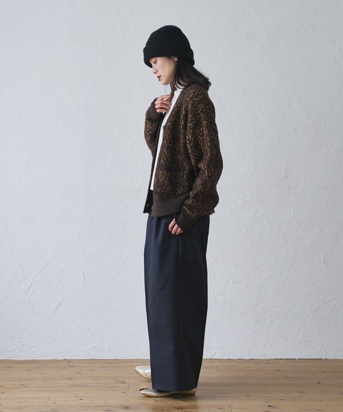 オードリーアンドジョンワット 手編みペルーニット ケーブルニット