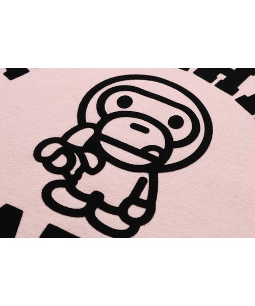 tシャツ BABY MILO COLLEGE レディース A BATHING APE tシャツ BABY MILO COLLEGE レディース