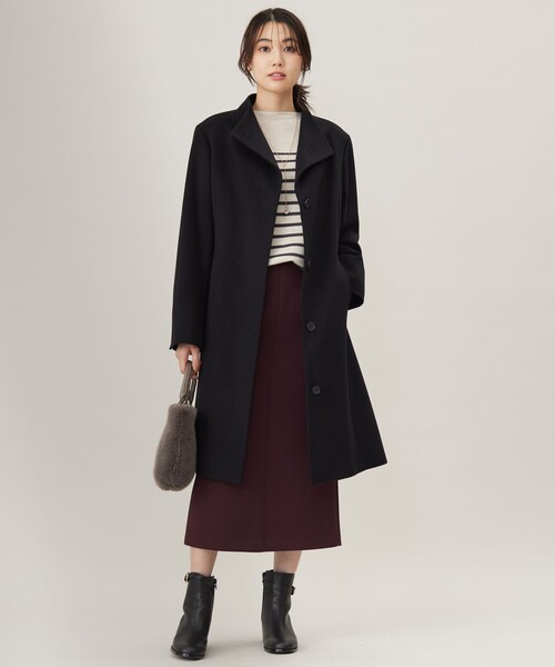 J.PRESS ニット セーター 「洗える」SOFT TOUCH WOOL 立ち襟