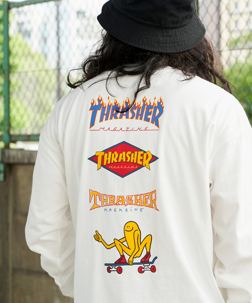 THRASHER tシャツ スラッシャー バックプリントロンT メンズ