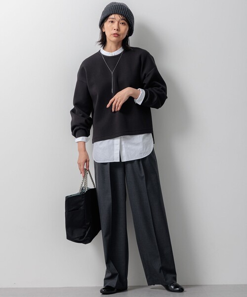 23区 tシャツ 「洗える」コンフォートダンボールジャージー
