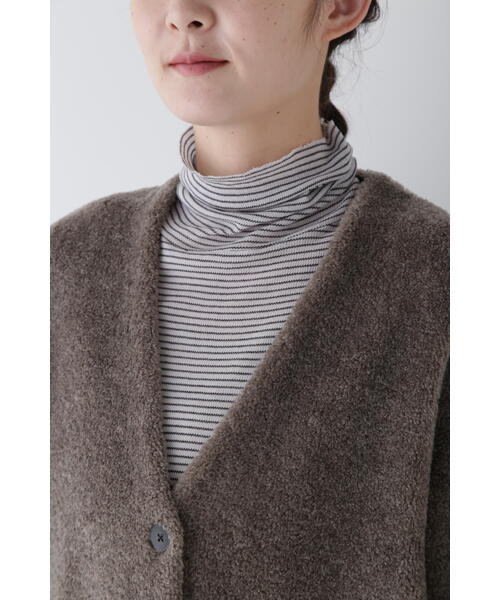[美品] HUMAN WOMAN 地柄ショートカーディガン ◇ショート丈カーディガン（0773270906） | human woman
