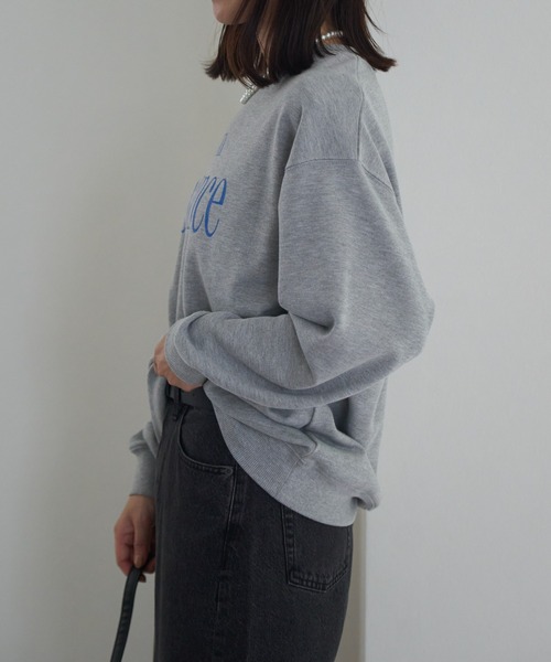 美品Bristol XLロゴオーバーサイズスウェット トレーナー TRIANGLE PALETTE トレーナー スウェット フロントロゴ オーバーサイズ