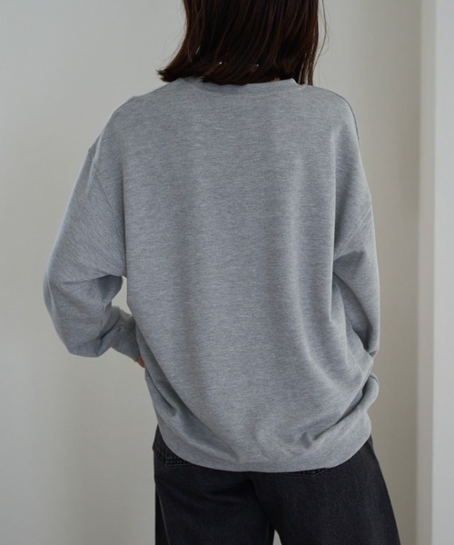 TRIANGLE PALETTE トレーナー スウェット フロントロゴ オーバーサイズ