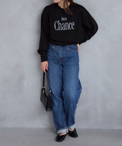 TRIANGLE PALETTE トレーナー スウェット フロントロゴ オーバーサイズ