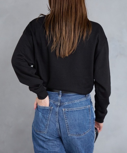 TRIANGLE PALETTE トレーナー スウェット フロントロゴ オーバーサイズ