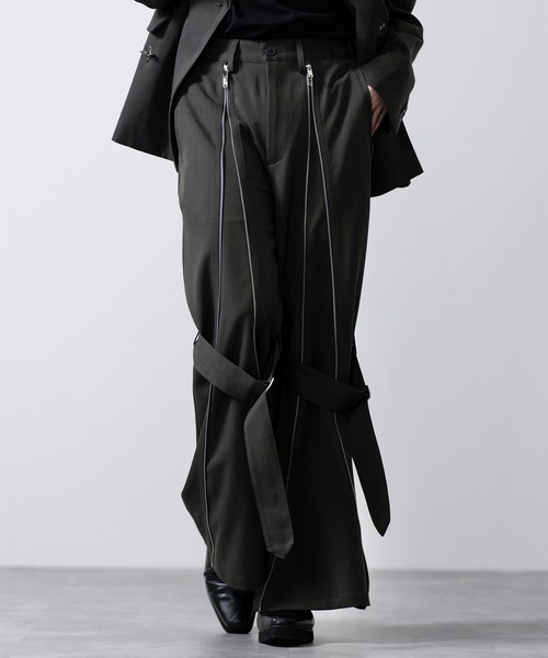 CLEL（クレイル） スラックス 「CLEL」Prime TR Front Zip Bondage
