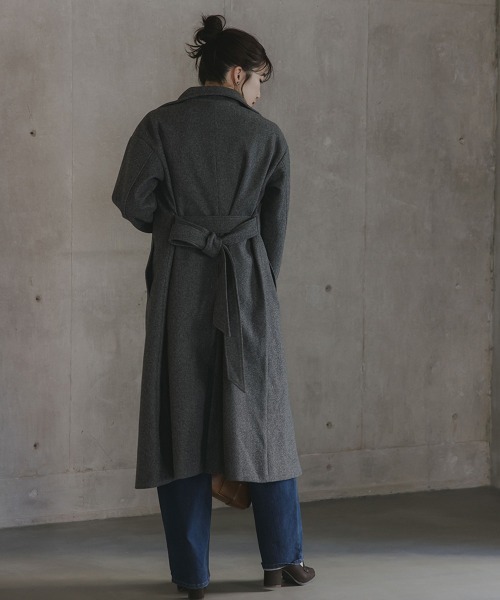 【クルミ】DONNETT ドネット ロングコート カシミヤ65% 日本製 クルミ】DONNETT ドネット ロングコート カシミヤ65% 日本製 楽天市場