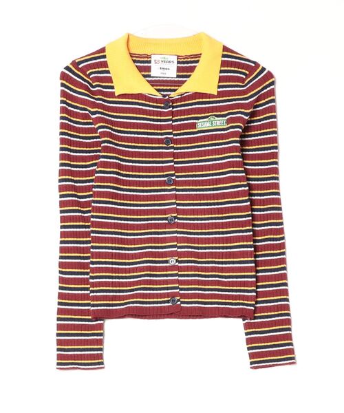 SESAME STREET ニット セーター atmos pink meets Border Knit