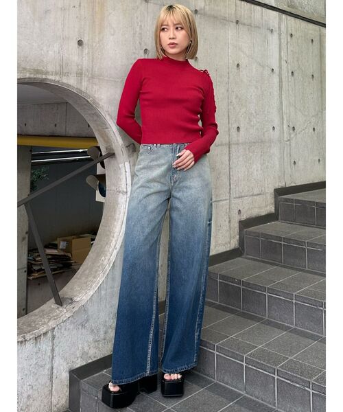 MURUA ジーンズ デニム デニムパンツ グラデーションワイド